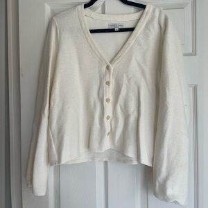 Large white madewell blouse